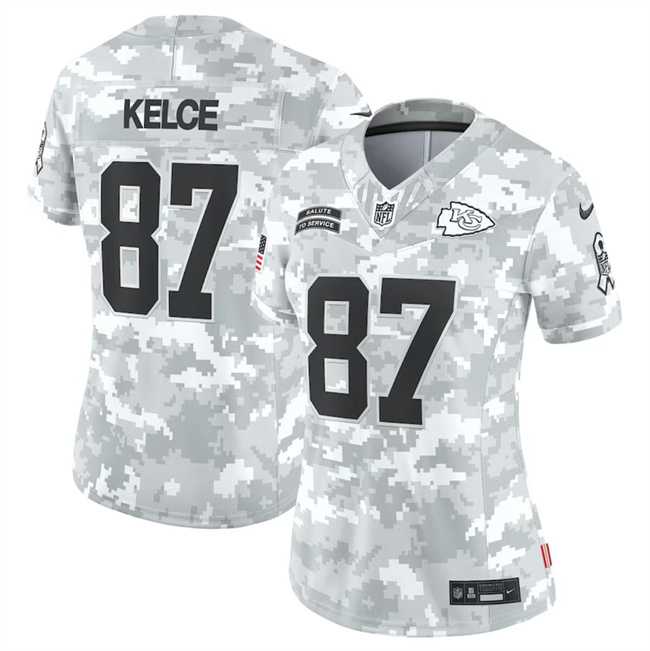 Women's Kansas City Chiefs #87 Travis Kelce 2024 F.U.S.E Arctic Camo Salute To Service Limited Stitched Jersey Dzhi,We sell and wholesale Women's Kansas City Chiefs #87 Travis Kelce 2024 F.U.S.E Arctic Camo Salute To Service Limited Stitched Jersey Dzhi on line form chian!